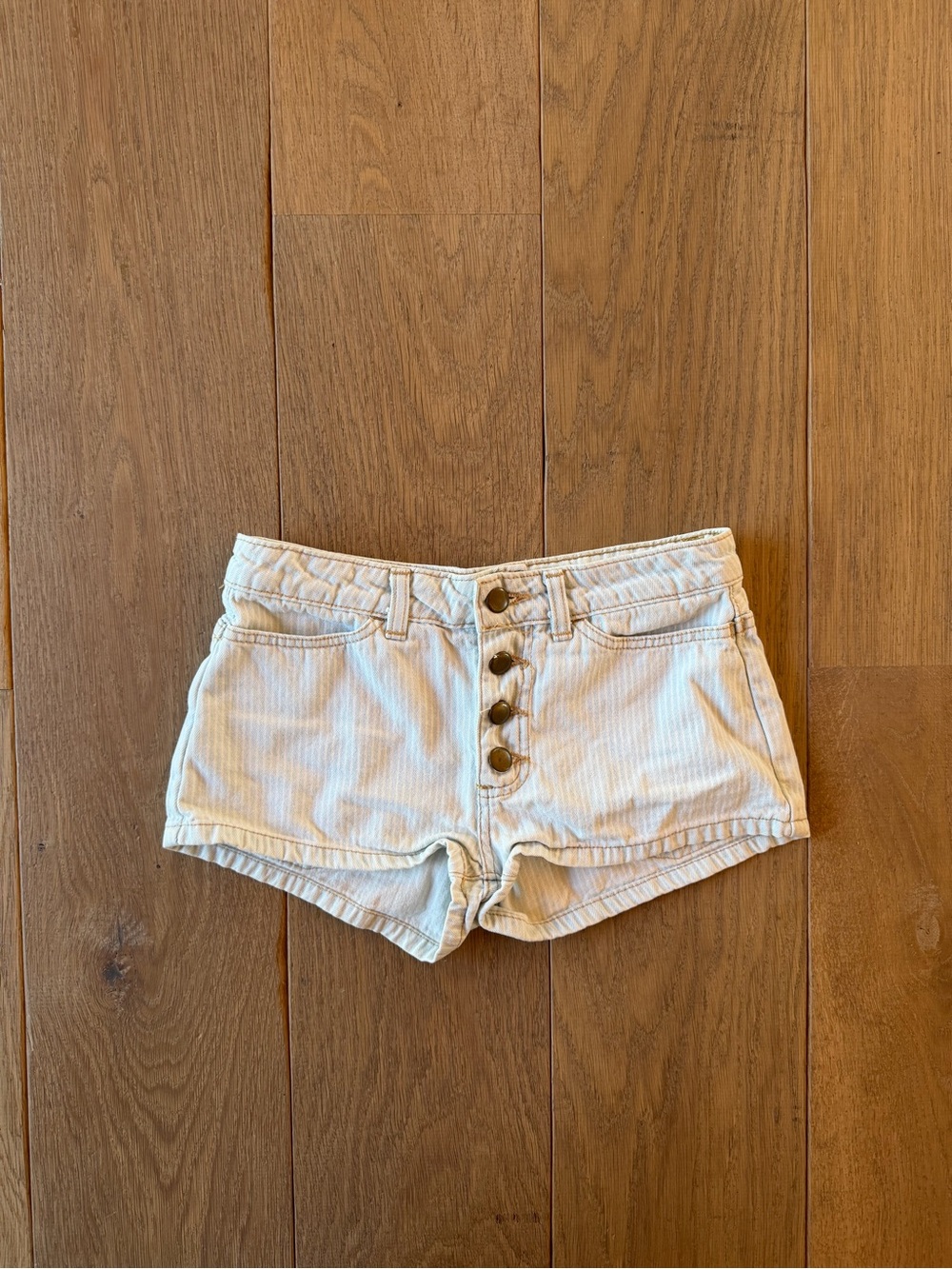 American Apparel High-Waist Button-Front Shorts
